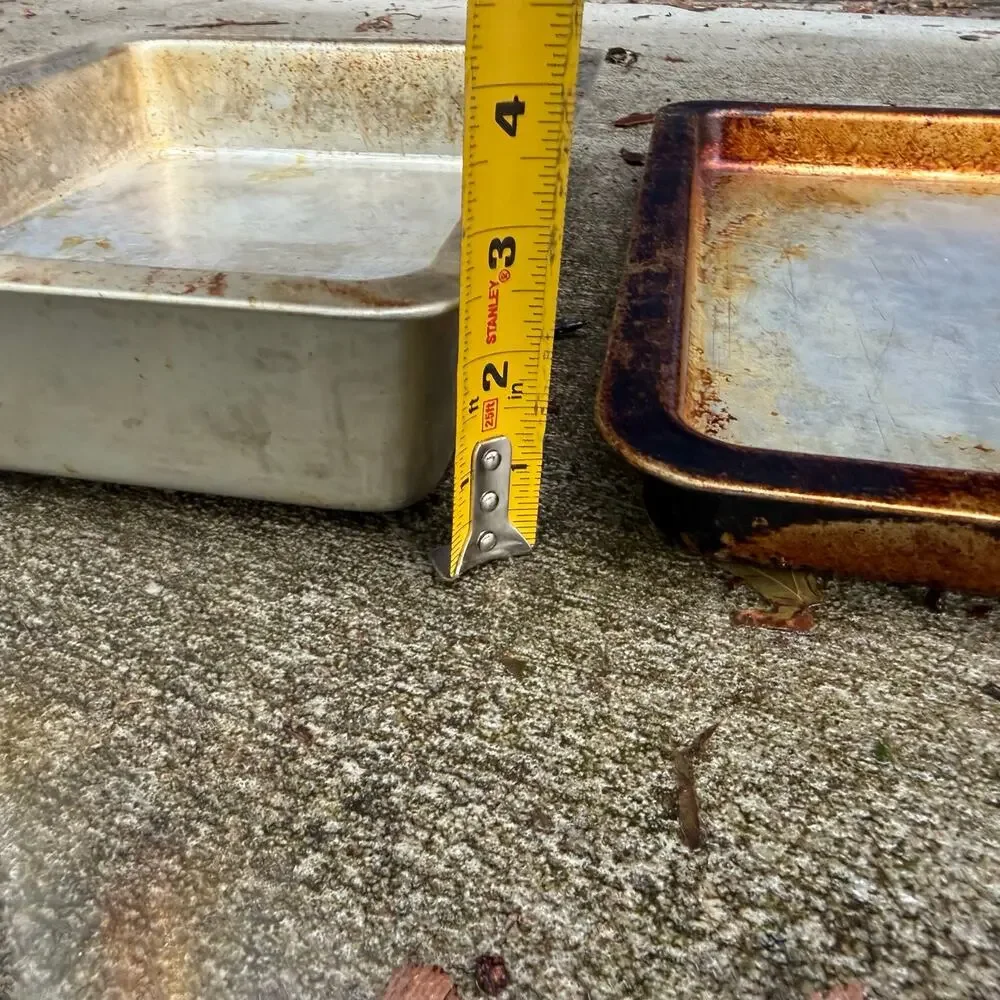 Pair (2) Rema 4595120 Aluminum 13”x9”x2.25” / 1 1/8” Insulated Baking /Cake Pans